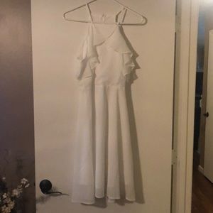 White Dress; size large fits more like medium
